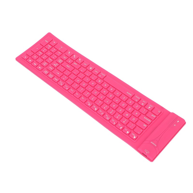 Foldable Silicone Keyboard 108 Keys Waterproof Full Sealing Design Mute