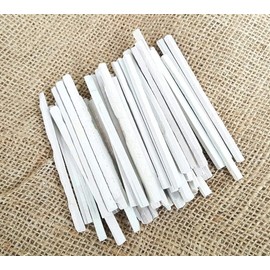 4OUR FAITH India’s Best Edible Slate Pencils/PACK OF 30 (7 OZ) Slate Bars White Pencils/Natural Limestone Slate Chalk Pencils/Earthy Goodies Edible Thin Slate Chalk Pencils