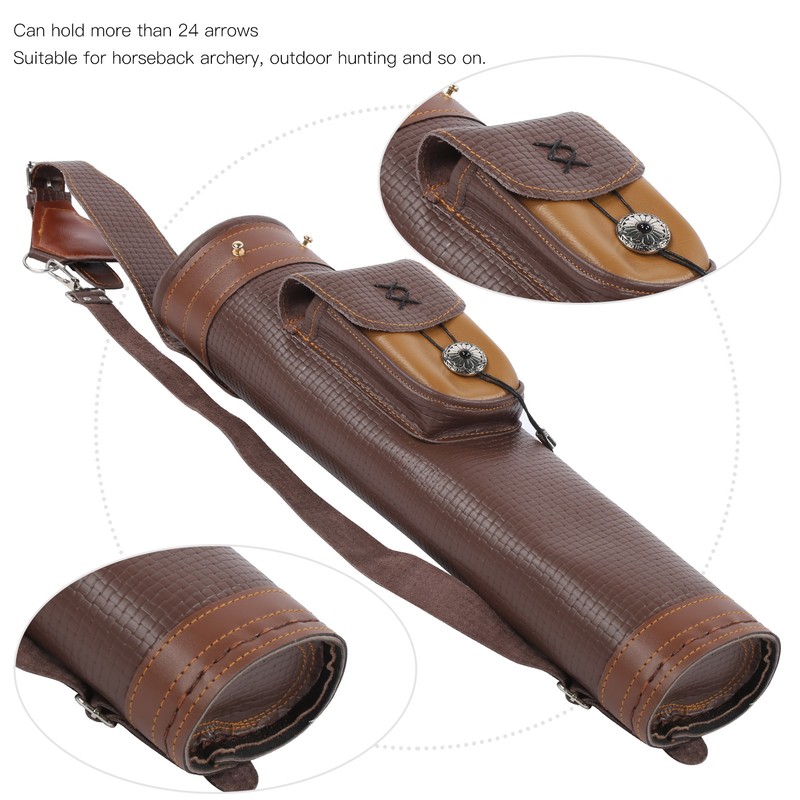 Shoulder Back Quiver Outdoor Archery Arrow Holder Portable Hunting Shoulder