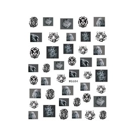 Little Bee Nail Sticker Henny Ladybug Animal Cherry Crown Flowers Nail Decal 529 Wg684 Nail Wraps Art Stickers Manicure Supplies for Women for Home Nails Full Long Lasting Easy Apply and Remove