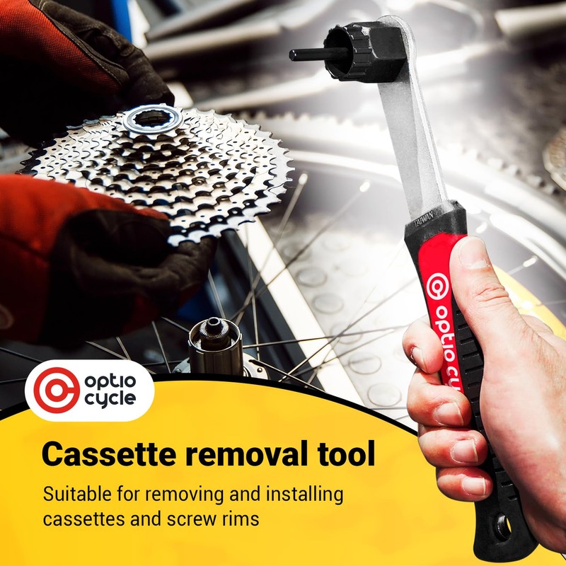 Optio Cycle Bike Cassette Removal Tool - Centerlock tool for