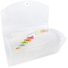 JAM PAPER Accordion Folders - 13 Pocket Plastic Expanding File