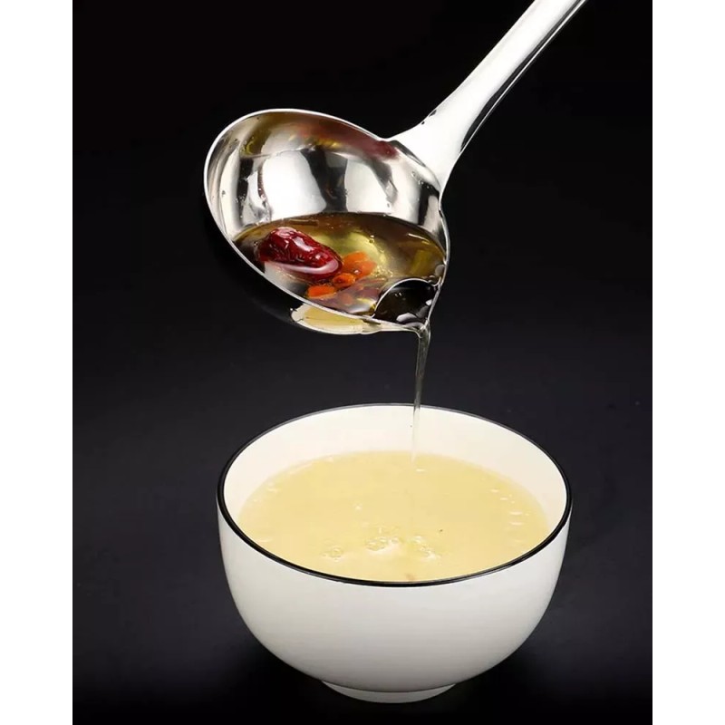 Estuchelandia Cucharon Servidor Separador De Grasa Aceite Caldo Sopa Salsa