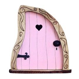 HEEPDD Garden Fairy Door Decoration, Fairy Door for Trees Miniature Fairy Garden Outdoor Decor Accessories Yard Art Sculpture Decoration