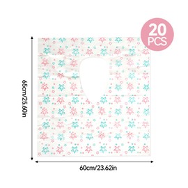 Zueyen Pack of 20 Disposable Toilet Pads, Toilet Seat Covers, Shopping Malls, Hospital, Office (Five-Pointed Star Pattern)