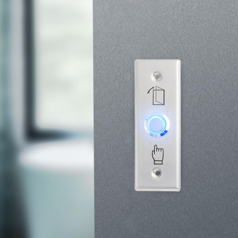 MagiDeal Release Buttons Doorbell Pushbutton Wear Resistance Push to Exit