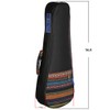 Btuty Ukulele Bag 21 Inch Soprano Ukulele Backpack Ethnic Style