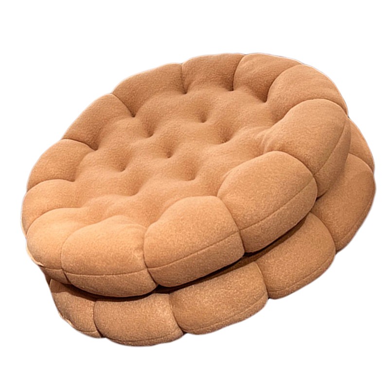 Cookie Cushion Cute Soft Breathable PP Cotton Filling Seating Cushion