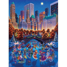 Buffalo Games - Eric Dowdle - Central Park Skating - 1000 Piece Jigsaw Puzzle for Adults - Challenging Puzzle Perfect for Game Nights