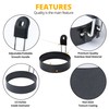 FUNUTTERS Egg Rings, 3.5'', Nonstick, Professional and Large, Stainless Steel