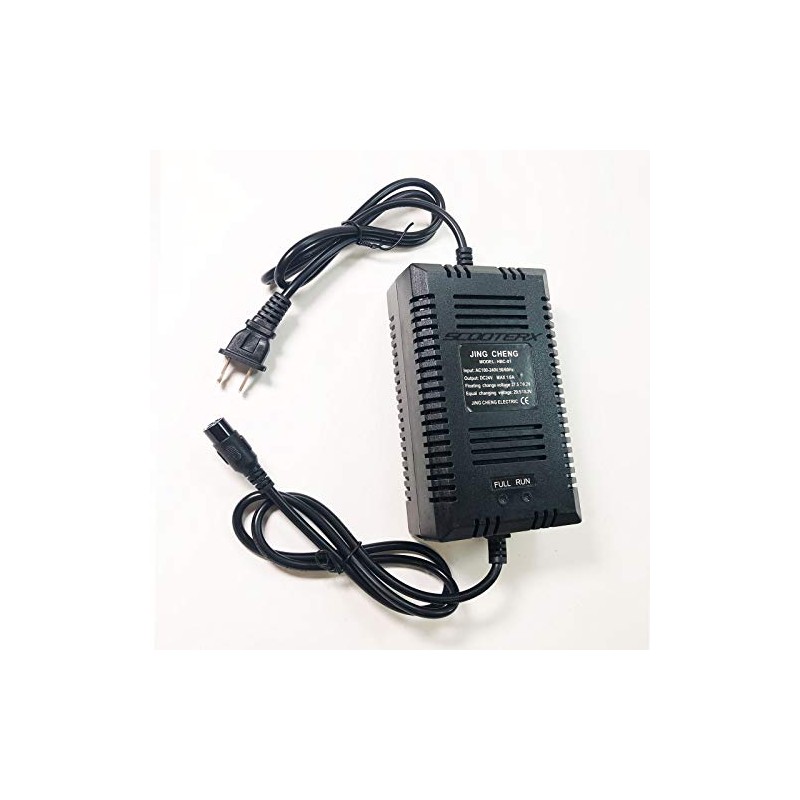 ScooterX 24 Volt Charger 1.6 amp 3 Prong Socket fits