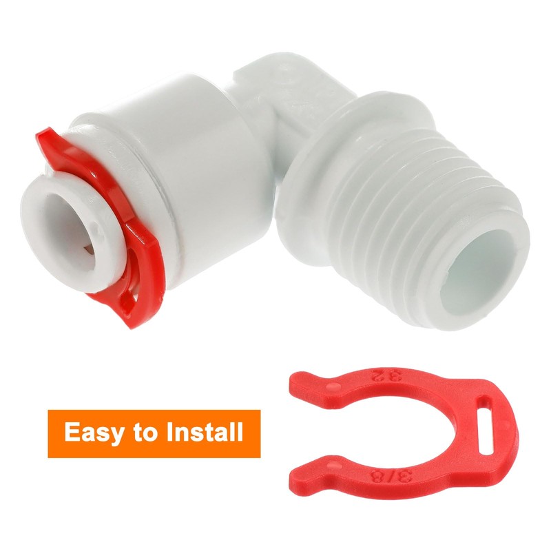 uxcell 20Pcs 3/8 Inch Plastic Locking Clip for RO Water