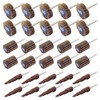 Mixiflor 30 Pcs Flap Wheel Sander for Dremel, 80 Grit