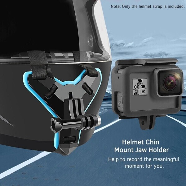 For GoPro Motorcycle Helmet Front Chin Mount Holder Bracket For