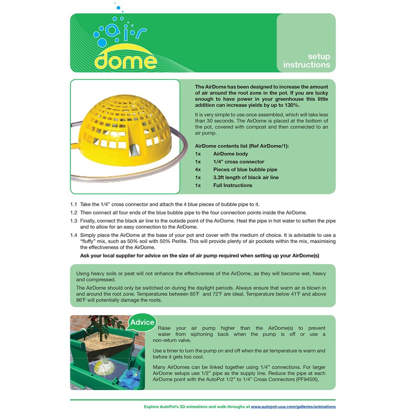 AutoPot Airdomes Multi Packs (2)