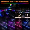 Defvnsy LED Interior Lighting Car, 6 in 1 RGB Acrylic