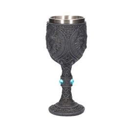 Nemesis Now U2501G6 Night Wolf Goblet Goblet 23cm Black