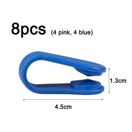 Pack of 8 Acupressure Clips, Acupressure Clip, Massage Acupressure Clip, Hand Clip, Acupressure Clip for Migraine Aid, Tension, Anxiety, Relieve Stress, Pain