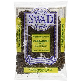 Swad Premium Quality Cardamom Seeds Decorticated (Elaichi Dana) / 100g., 3.5oz