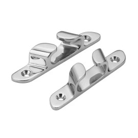 Premier Products Marine Heavy Duty, Bright Polish 316 Stainless Steel 4-3/4" Bow Chocks Pair