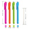 Retractable Mechanical Eraser Pen, Pen-Style Erasers Assorted Color, 4 Pack