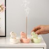 ARFUKA Incense Holder Ceramic Incense Burner Rabbit Design Incense Stick