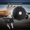 Kuuleyn Fuel Cap Black Plastic Fuel Petrol Diesel Locking Cap