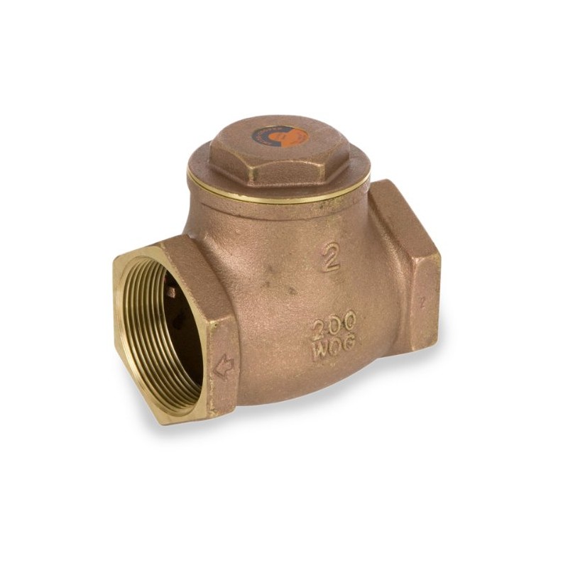 Smith-Cooper International 9191L Series Brass Swing Check Valve, Potable Water