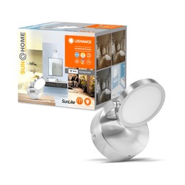 LEDVANCE SUN@HOME Bathroom Light 110 mm IP44, 7.5 W, 520 lm, Adjustable White Light (2200 K to 5000 K), Continuously Controllable, Dimmable, Automatically Adjusts the Light to the Biorhythm,