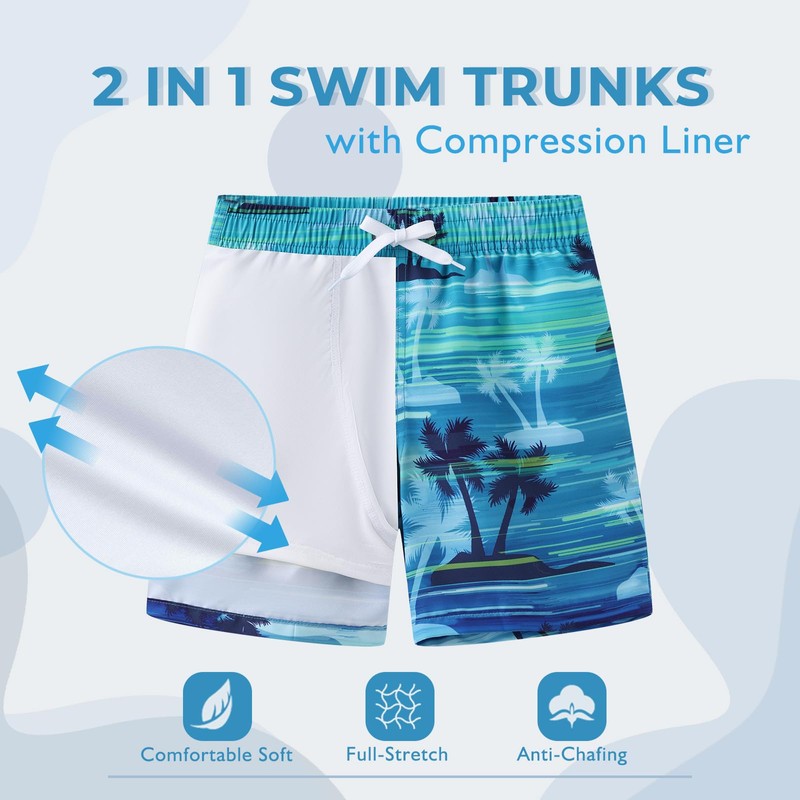Swimming Trunks Boys Kids Swimming Shorts Quick Drying Board Shorts