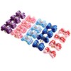 20pcs Pet Hair Bows Dog Grooming Bows with Rubber Bands