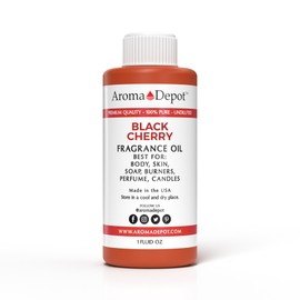 Black Cherry 1oz Fragrance Oil I Perfume I Skin Oil I Scented Oil. DIY Projects Such as Candles, Bath Bombs, Body Butters, Creams & Lotions. Few Drops in The Diffuser, Burners, or Warmers.