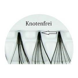 Red Cherry - Einzelwimpern Flare medium black ca. 10mm in schwarz