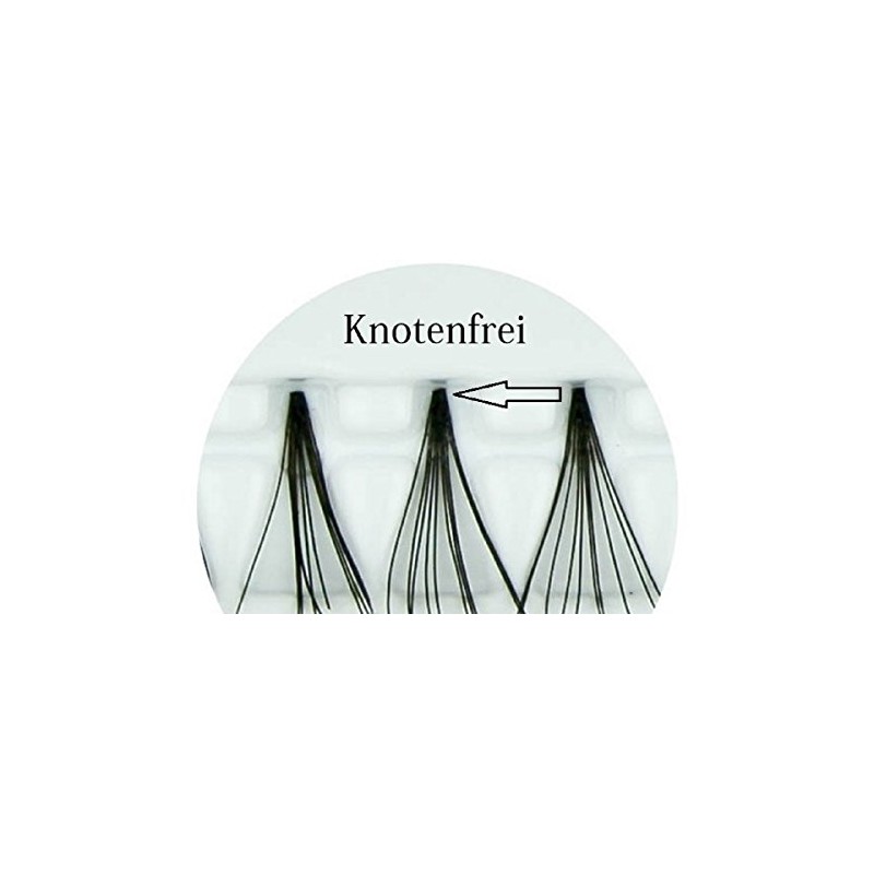 Red Cherry - Einzelwimpern Flare medium black ca. 10mm in