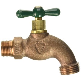 Arrowhead 645954 Hose Bibb 1/2" Red Brass Lead-Free 3/4" Connection