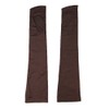 GlovesDEPO Arm Cover, Cooling Sensation, Long Gloves, Fingerless, Women's, Braun
