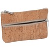 SIMARU Coin Purse Cork Wallet Mini Slim Wallet Purse with