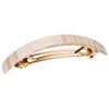 France Luxe Narrow Rectangle Volume Barrette - Alba