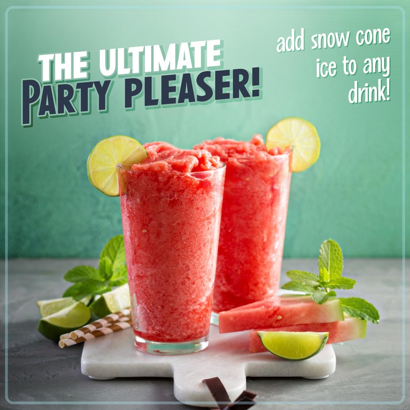 Nostalgia Snow Cone Shaved Ice Machine - Retro Table-Top Slushie