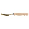 Fish Scaler- Easily Remove Fish Scales - Brass - Wooden