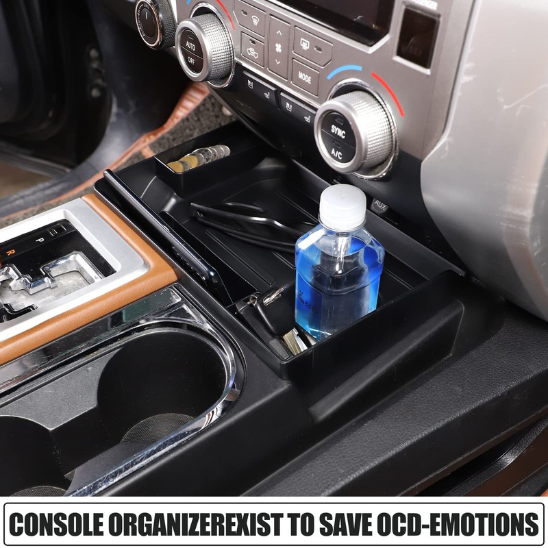 LLKUANG Car Central Water Cup Side Organizer Storage Box Container