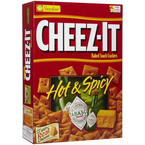 Cheez-It Baked Snack Crackers - Hot & Spicy - 12.4 oz