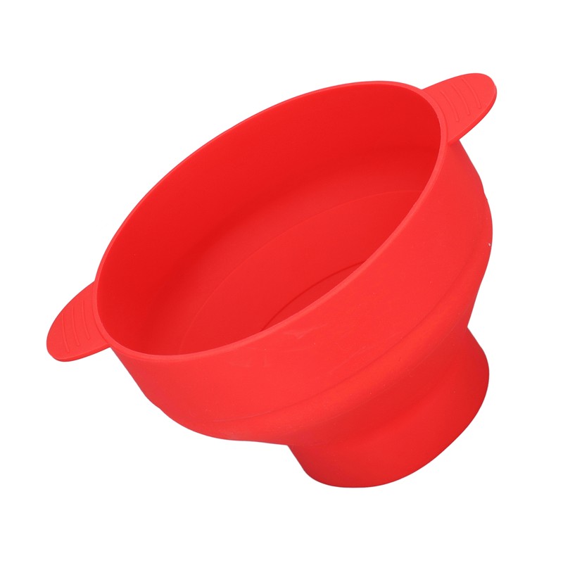 Large Microwave Popcorn Popper with Lid Handle BPA Free Foldable