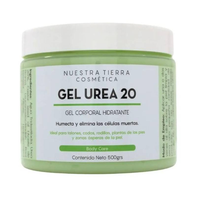 Nuestra Tierra Cosmética Gel Urea 20, Gel Corporal Hidratante y