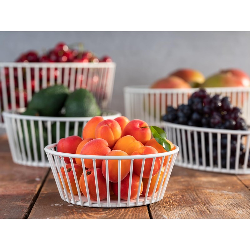 APS Urban 30430 Basket in Whisper White Diameter 17 cm