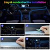 Car Led Strip Lights,Interior Lights,Ambient Lighting Kit With RGB 16