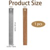 12-Inch Stainless Steel Metal Ruler with Non-Slip Cork Backing -