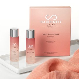 Hairfinity SPLIT END REPAIR Power Shot Duo with Fenugreek | Ultimate Solution for Damaged Hair | Add to Your Shampoo and Conditioner for Custom Haircare