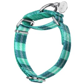 Dazzber Martingale Collar Dog Collar No Pull Pet Collar Heavy Duty Dog Martingale Collars Silky Soft with Unique Geometric Pattern for Medium and Large Dogs, (Small, 5/8 Inch Wide, Twill Pattern)