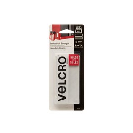 VELCRO Brand Industrial Fasteners Stick-On Adhesive | Professional Grade Heavy Duty Strength Holds up to 10 lbs on Smooth Surfaces | Indoor Outdoor Use, 4in x 2in (2pk), Strips, 2 Sets